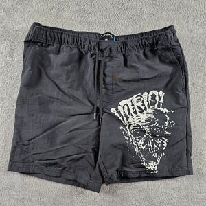 Vitriol Fusion Melting Face Board Shorts Drawstring‎ Elastic Waist Medium